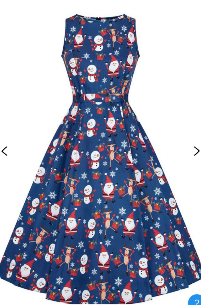 lady vintage dress christmas characters in stock post inc £59.99 size 10 now £28 sale