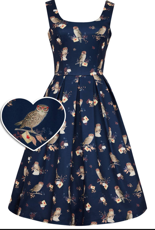 dolly and dotty amanda owl dress new for 2023 uk post included £54.99 size 8