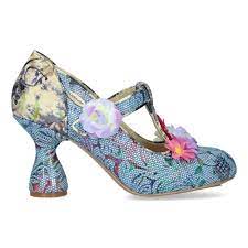 laura vita t bar blue uk post included £94.95 French footwear