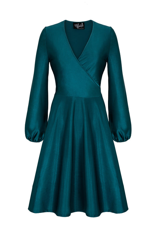 hell bunny teal Emmaline dress postage included £64.99