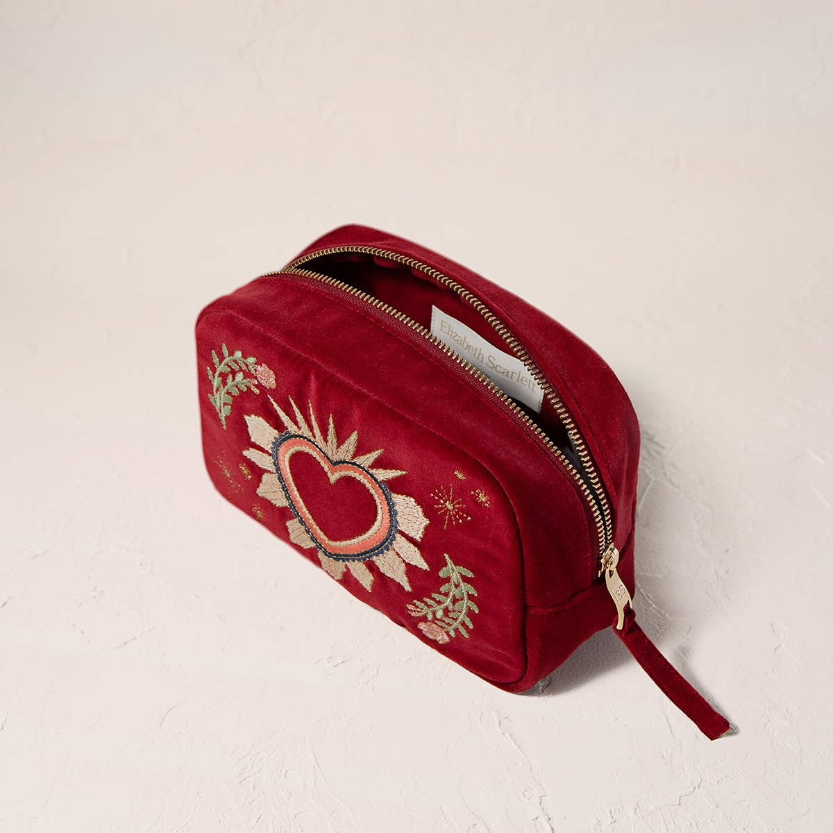 Elizabeth Scarlett enchanted heart makeup bag uk postage included