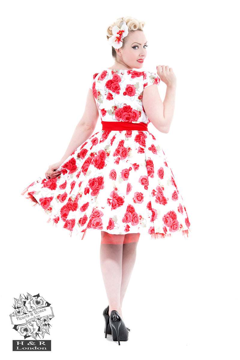 hearts and roses bianca rose dress £54.99 uk 16 small fitting