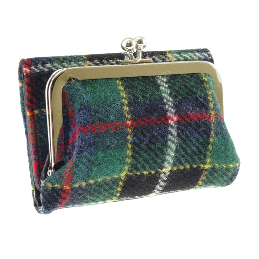 Glen Appin of Scotland Harris tweed rhum clasp purse