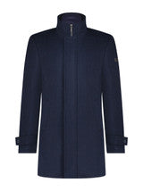 A fish named fred funnel neck coat  includes UK postage