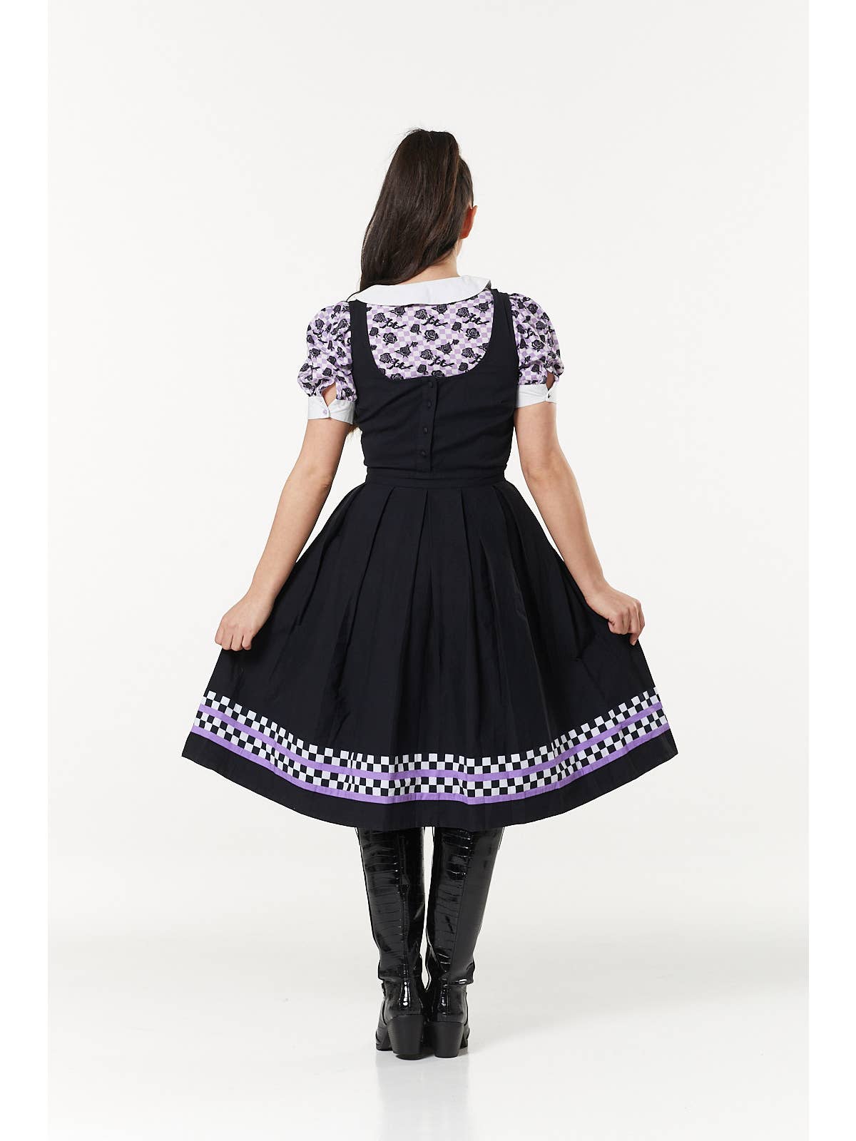 Timeless london halloween check pinafore £49.99