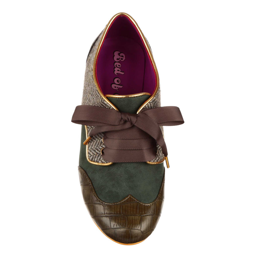 Irregular choice bed of roses tippy tap green £79.99 now £49.99 free uk postage sale