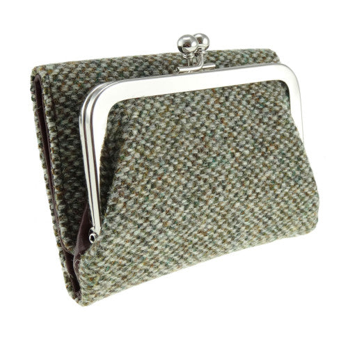 Glen Appin of Scotland Harris tweed rhum clasp purse