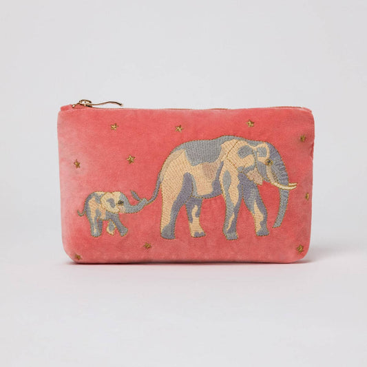 Elizabeth Scarlett elephant conservation mini pouch includes UK postage