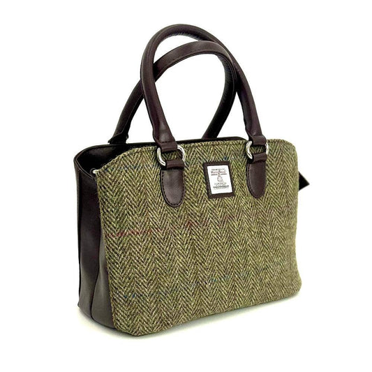 Maccessori Harris Tweed top handle handbag new collection