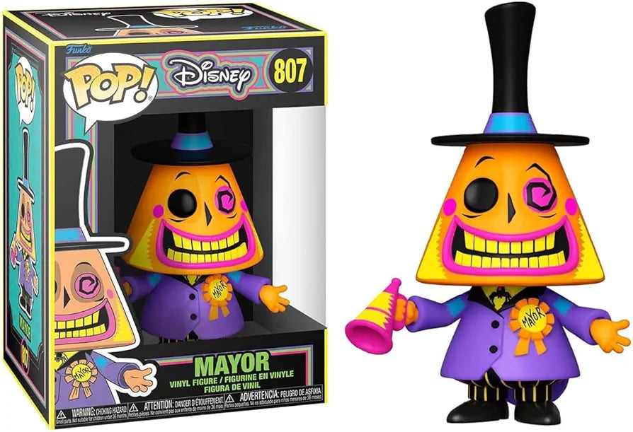 funko pop nightmare before christmas mayor blacklight 807  sale £14.95 free uk postage