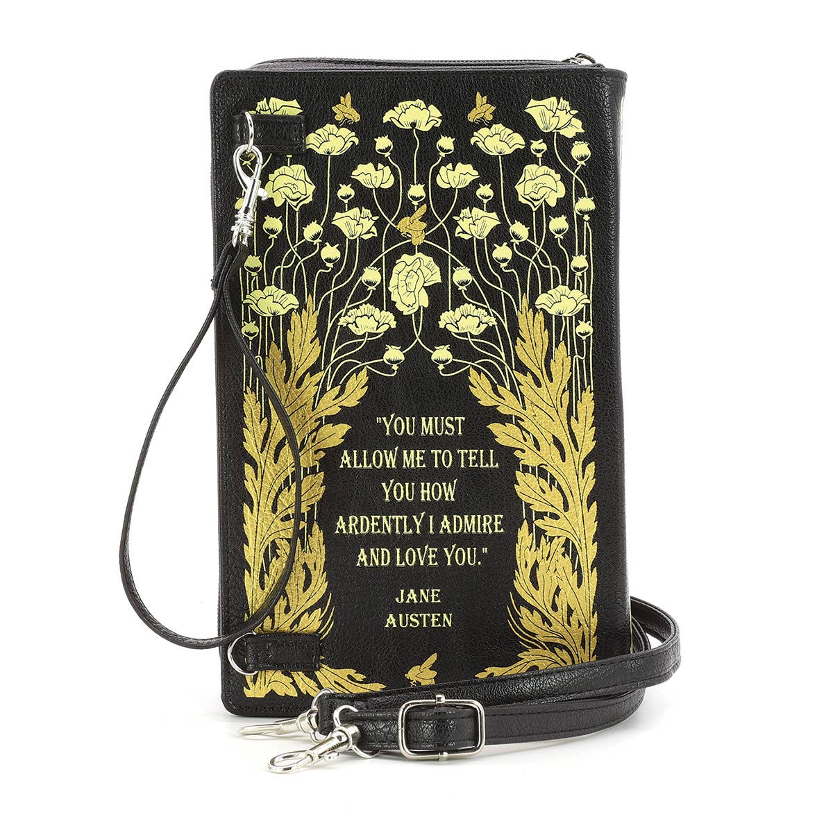 Pride and prejudice floral book bag new collection