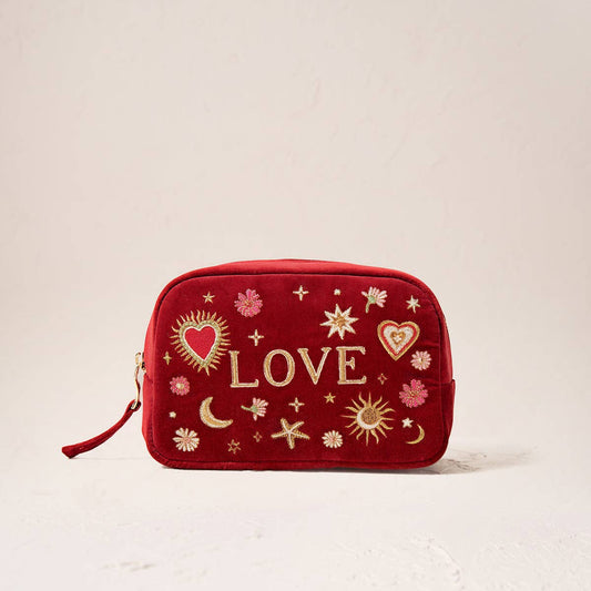 Elizabeth Scarlett love charm makeup bag uk postage included