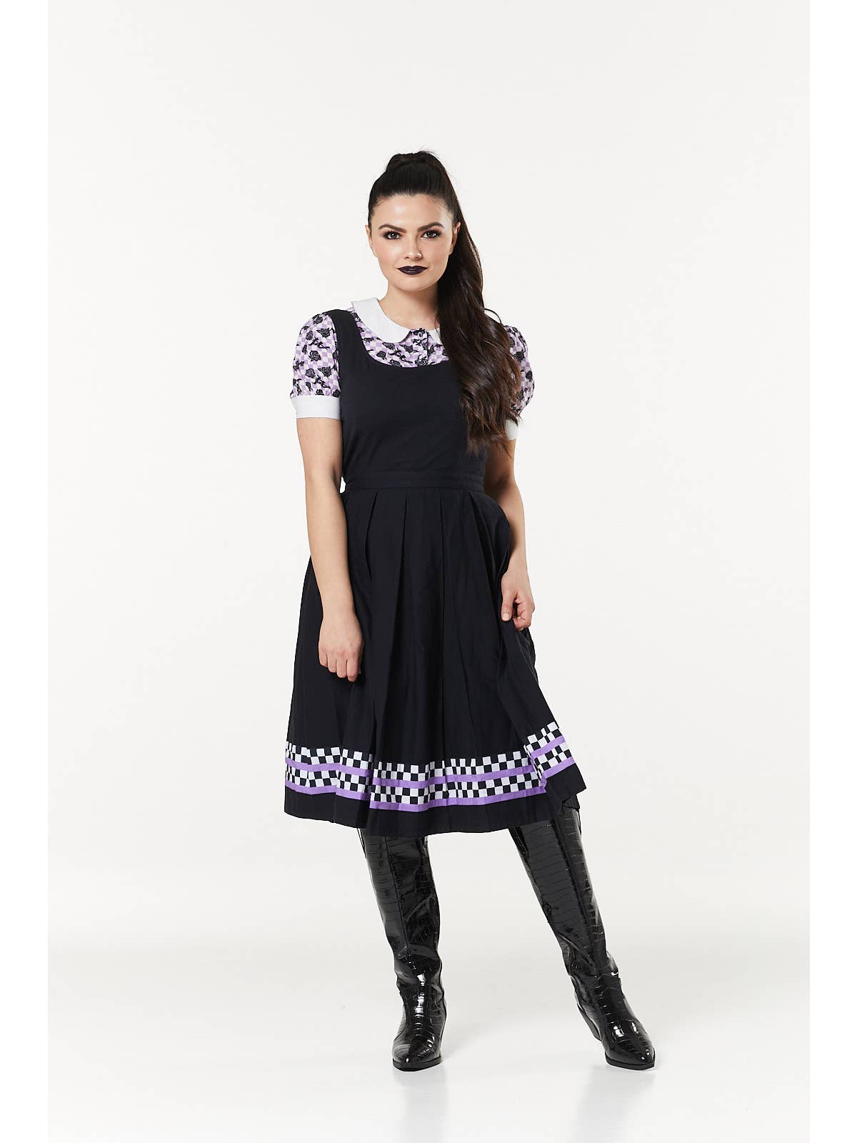 Timeless london halloween check pinafore £49.99