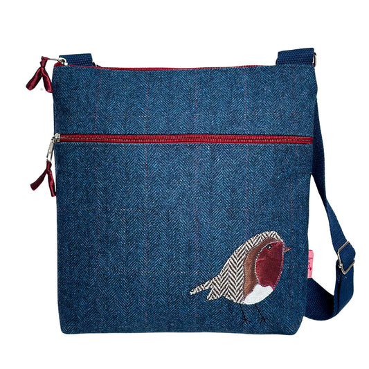 Lua robin herringbone messenger bag