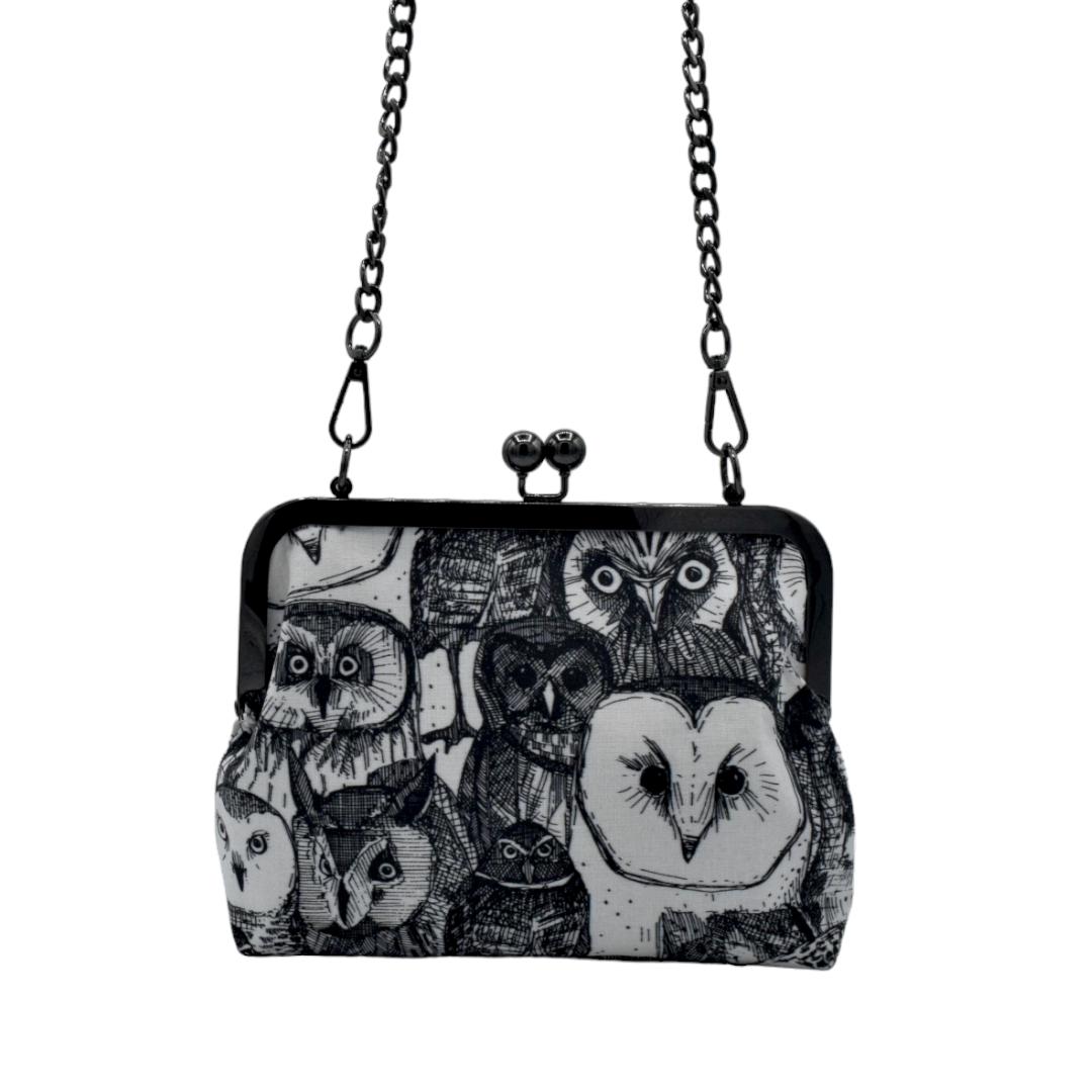 Bits and Bags Co Owl be seeing you crossover bag pre order arrives begining of March includes UK postage