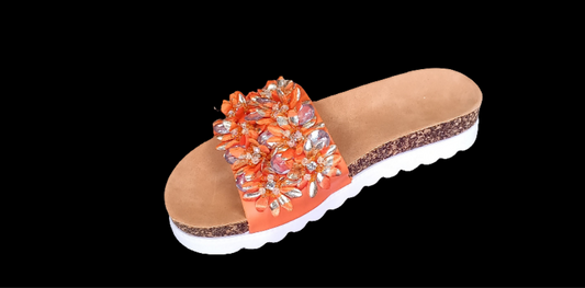 Dr keller Glitzy orange sliders £15.99 free uk postage