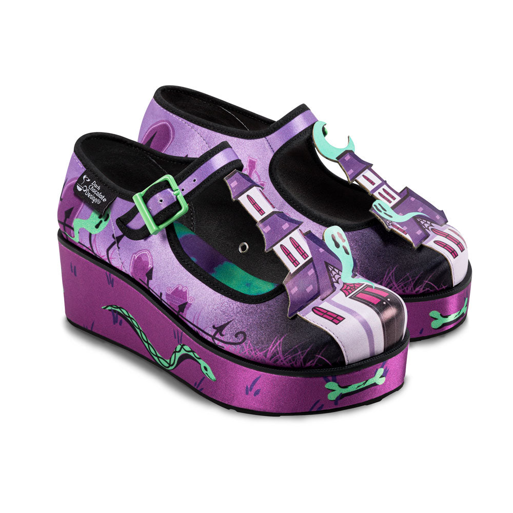 Hot chocolate design platforms haunted house new collection £54.99 uk 9 and 10 sale