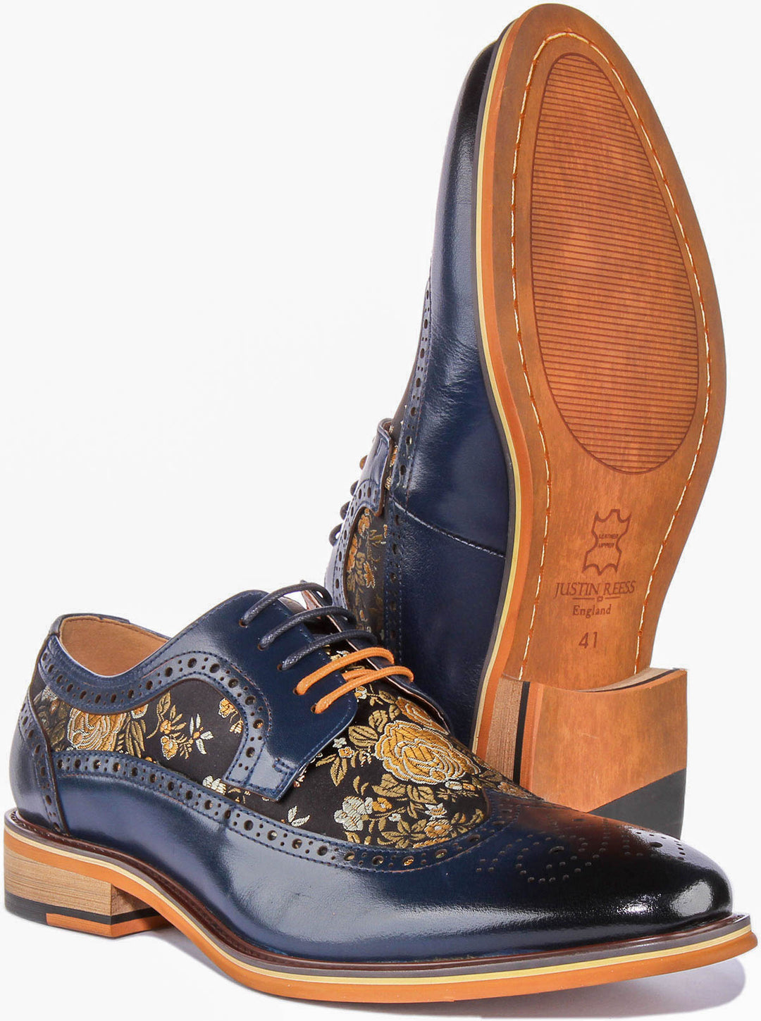 Justin Reess gents navy Ross back in stock