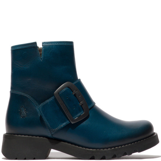 fly london rily royal blue  new winter collection 2023 leather boots £145