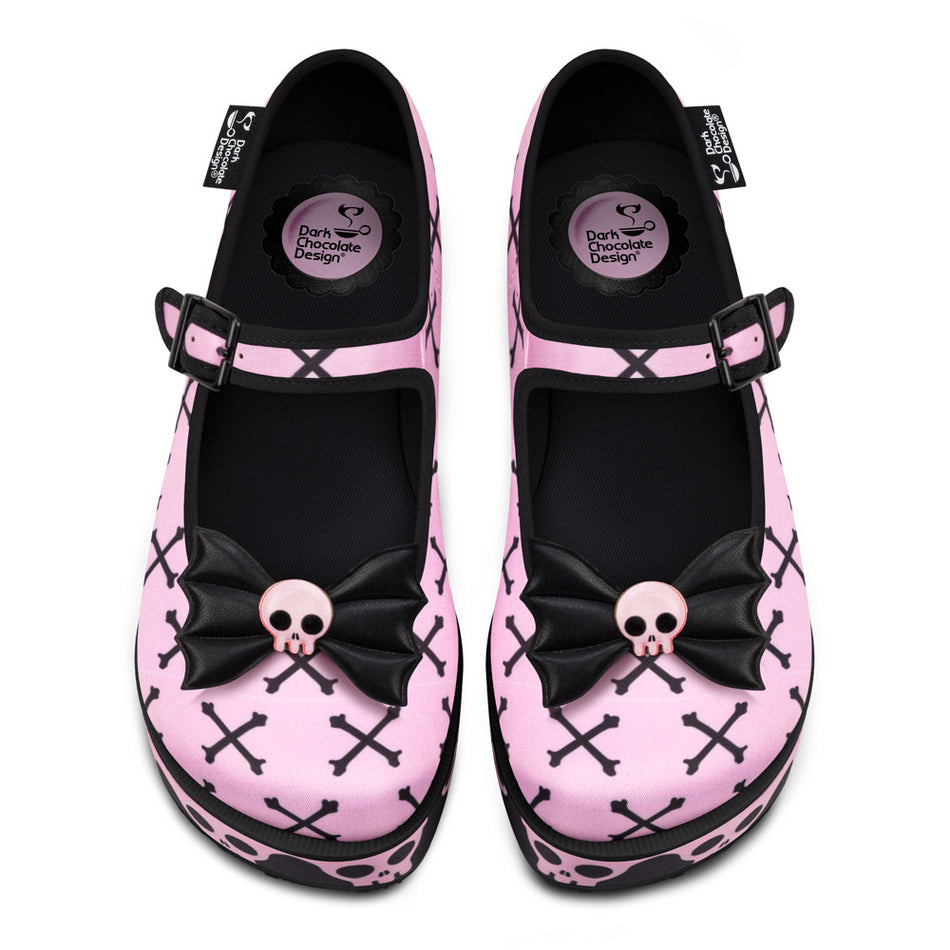 Hot chocolate design pink  bones Mary Jane platform £44.99 plus postage uk5 available