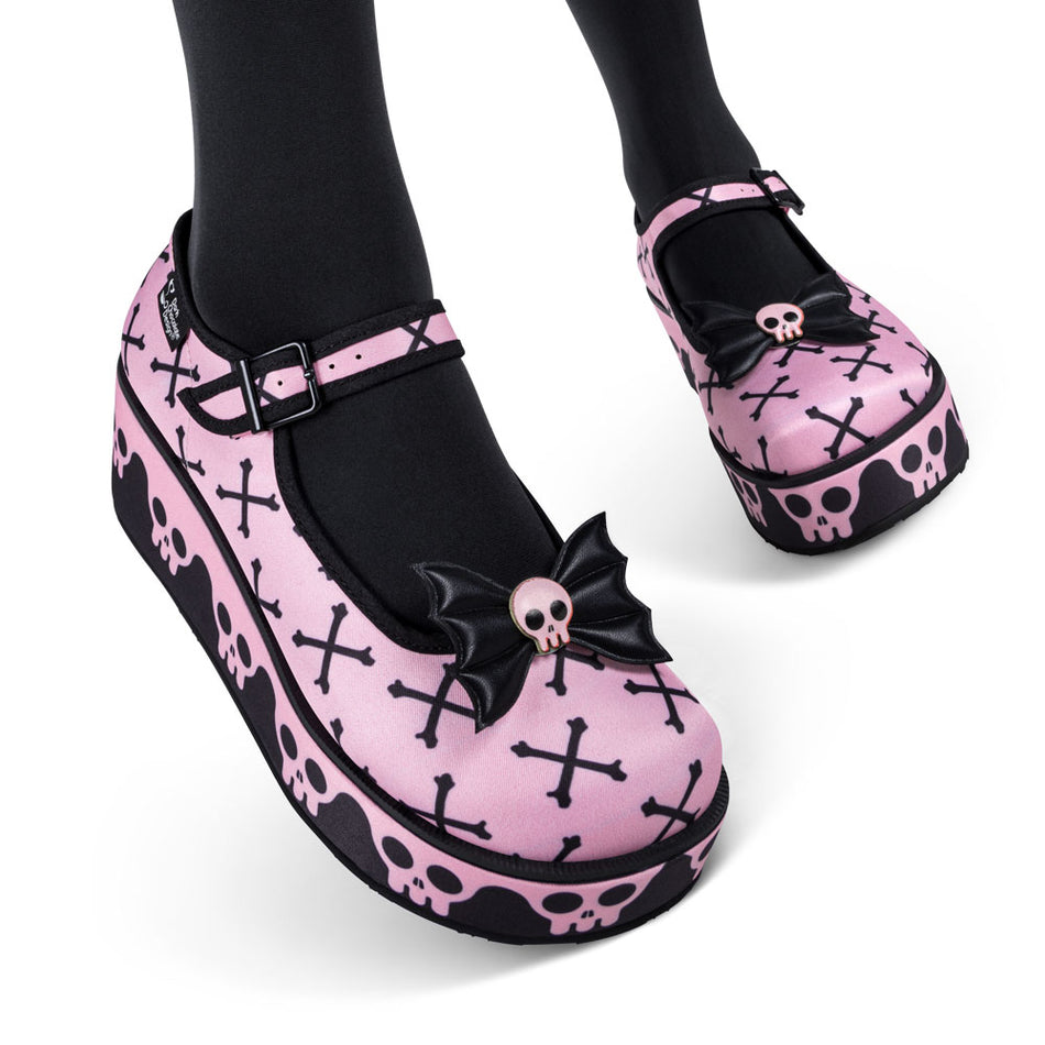 Hot chocolate design pink  bones Mary Jane platform £44.99 plus postage uk5 available