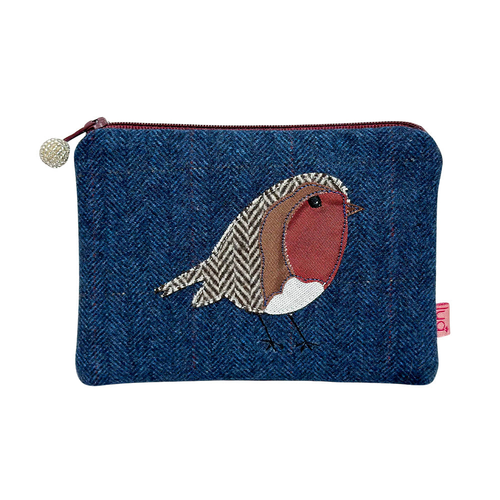 Lua robin herringbone purse