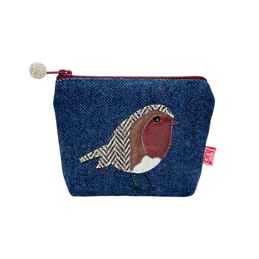 Lua robin herringbone mini purse