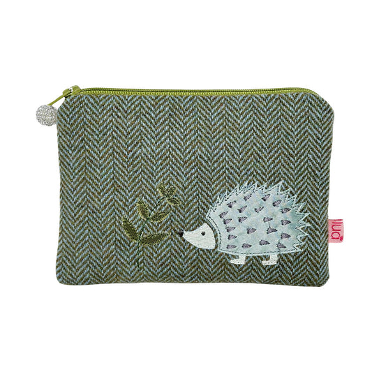 Lua hedgehog herringbone purse