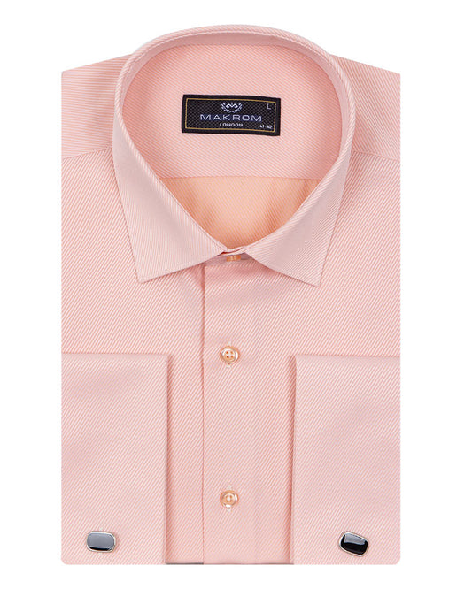 Makrom gents long french cuff shirt pink S-6XL sale