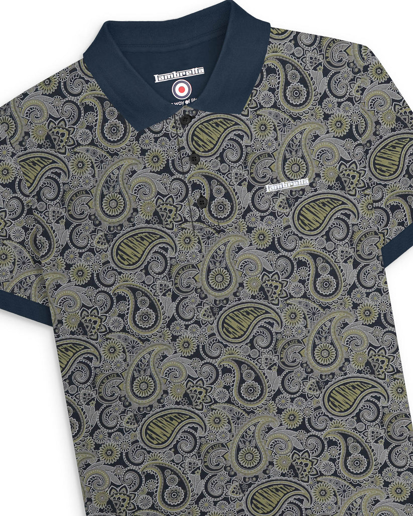 Lambretta gents  paisley brand polo £32 size 2xl now £18.99 sale