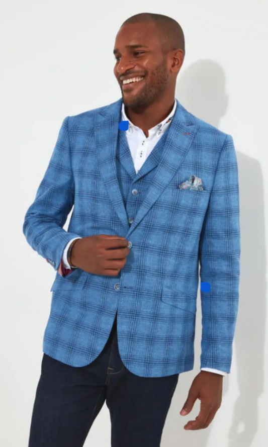 Joe Browns Gents Charming Check Blazer new collection 2024 £115 free uk postage