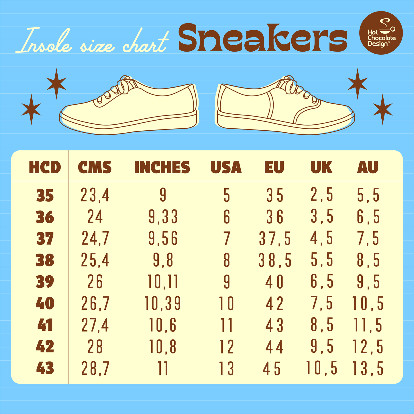 Hot chocolate design 2024 sneakers pool in stock uk 4 now Sale £39.99