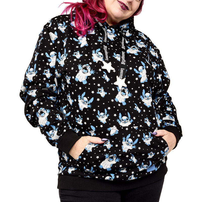 Loungefly 2024 stitch ghost costume hoodie in stock £75  size small