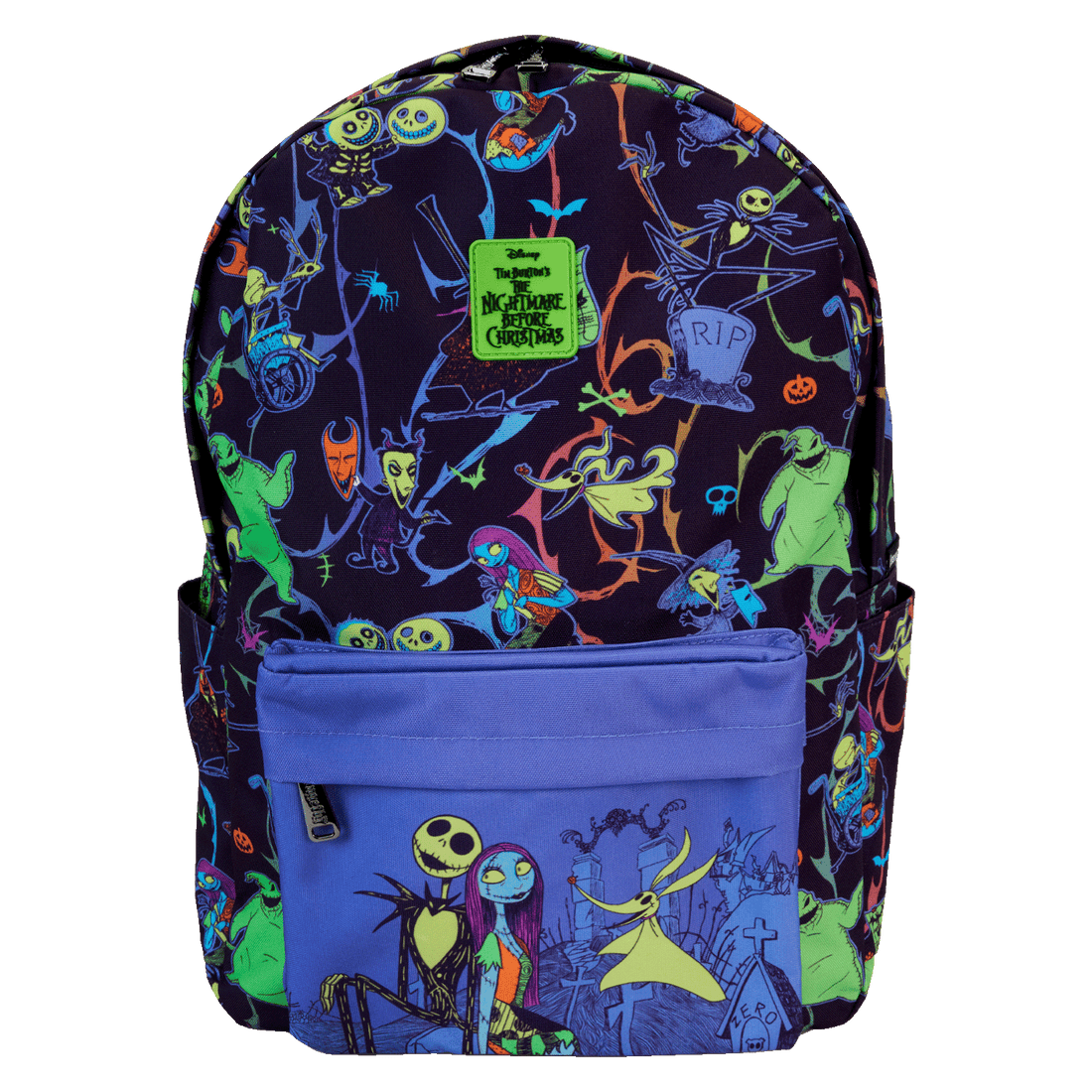 Loungefly 2024 the nightmare before christmas nylon full size backpack