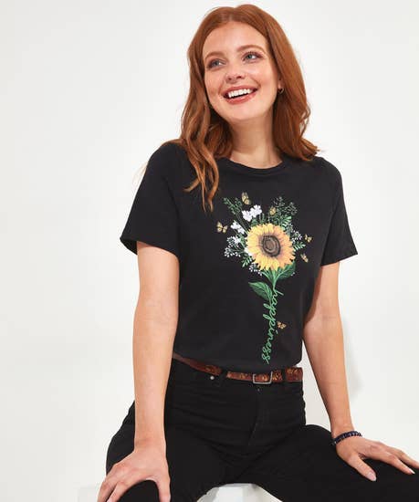 Joe browns ladies 2024 collection happiness graphic tee
