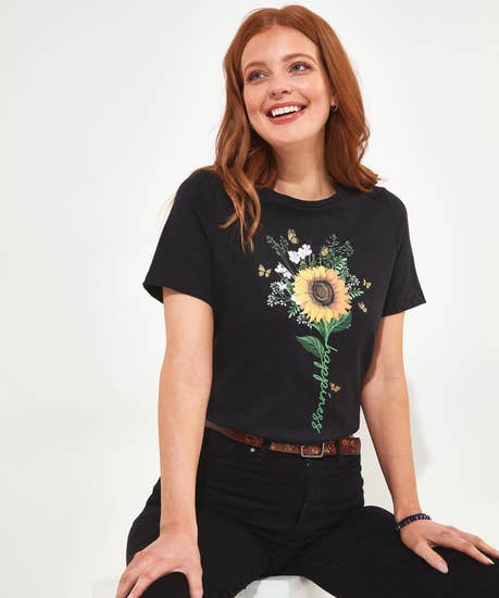 Joe browns ladies 2024 collection happiness graphic tee now £15 uk 10 sale