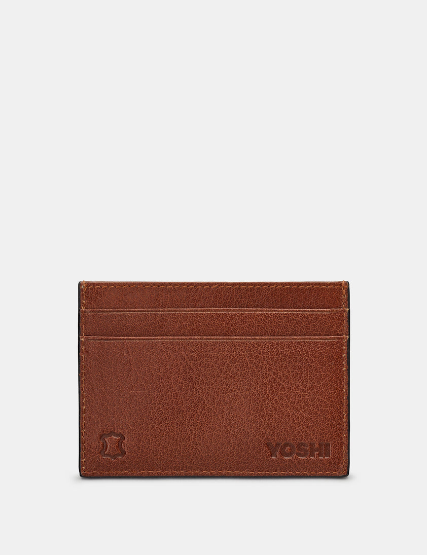 Yoshi stag card holder tweed and leather now £18.30