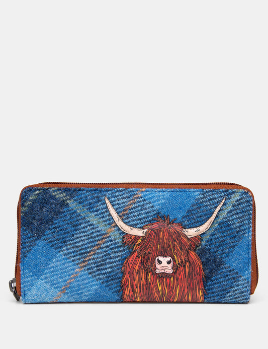 Yoshi highland cow purse tweed fabric £39.99 plus 4.99 postage