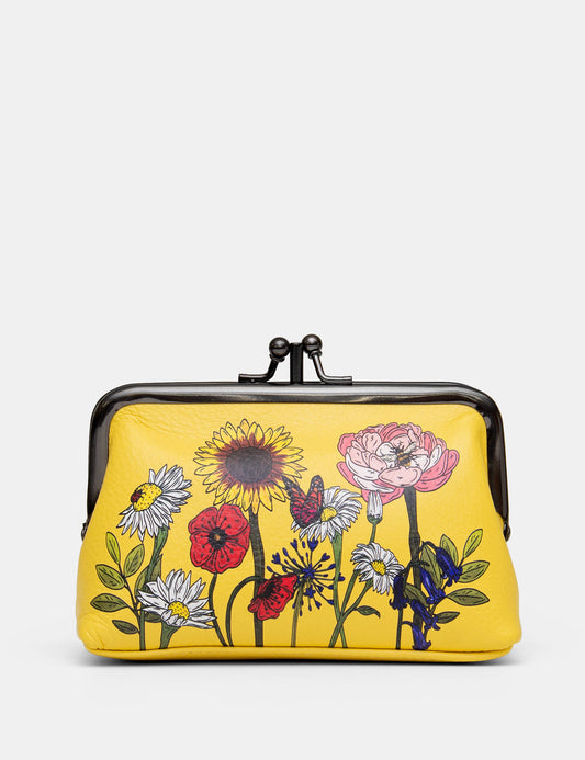 Yoshi Highland wildflower clipper coin purse
