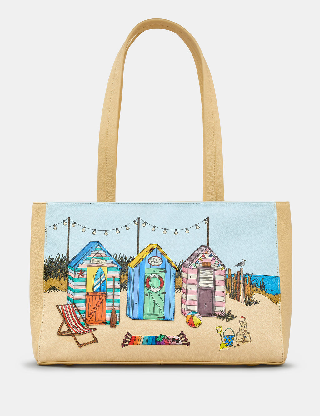 Yoshi sand seaside memories harrington bag