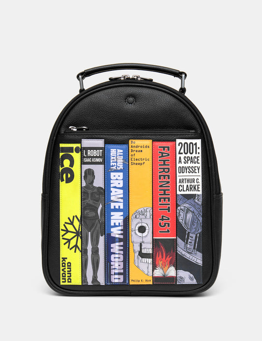 Yoshi Sci-Fi Bookworm  leather backpack