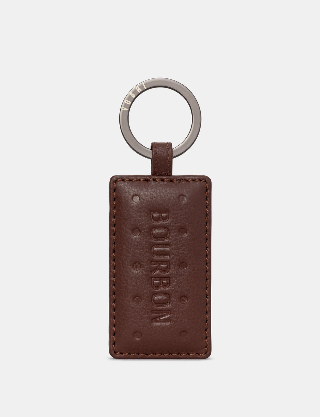 yoshi bourbon leather key ring £9 plus post in stock