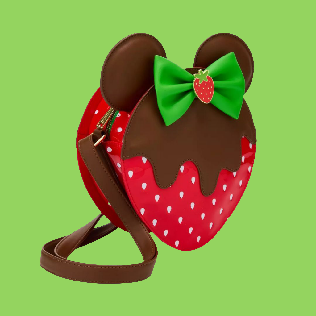 Loungefly 2025 Minnie Mouse Chocolate Dipped Strawberry Ears Scented Disney