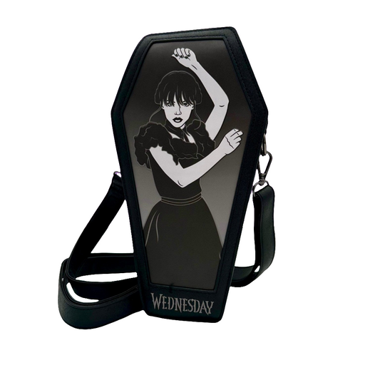 Loungefly 2025 Wednesday Addams coffin bag new in
