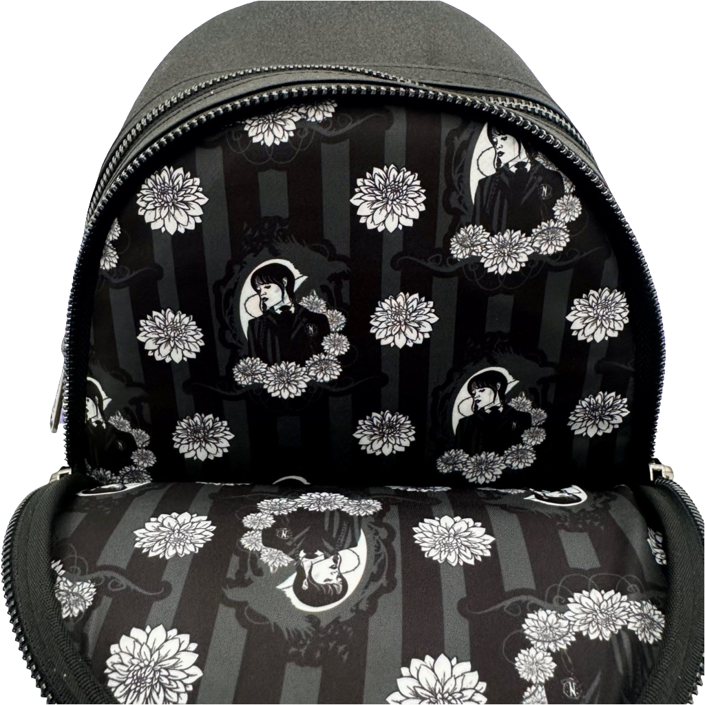 Loungefly 2025 Wednesday Addams backpack new in