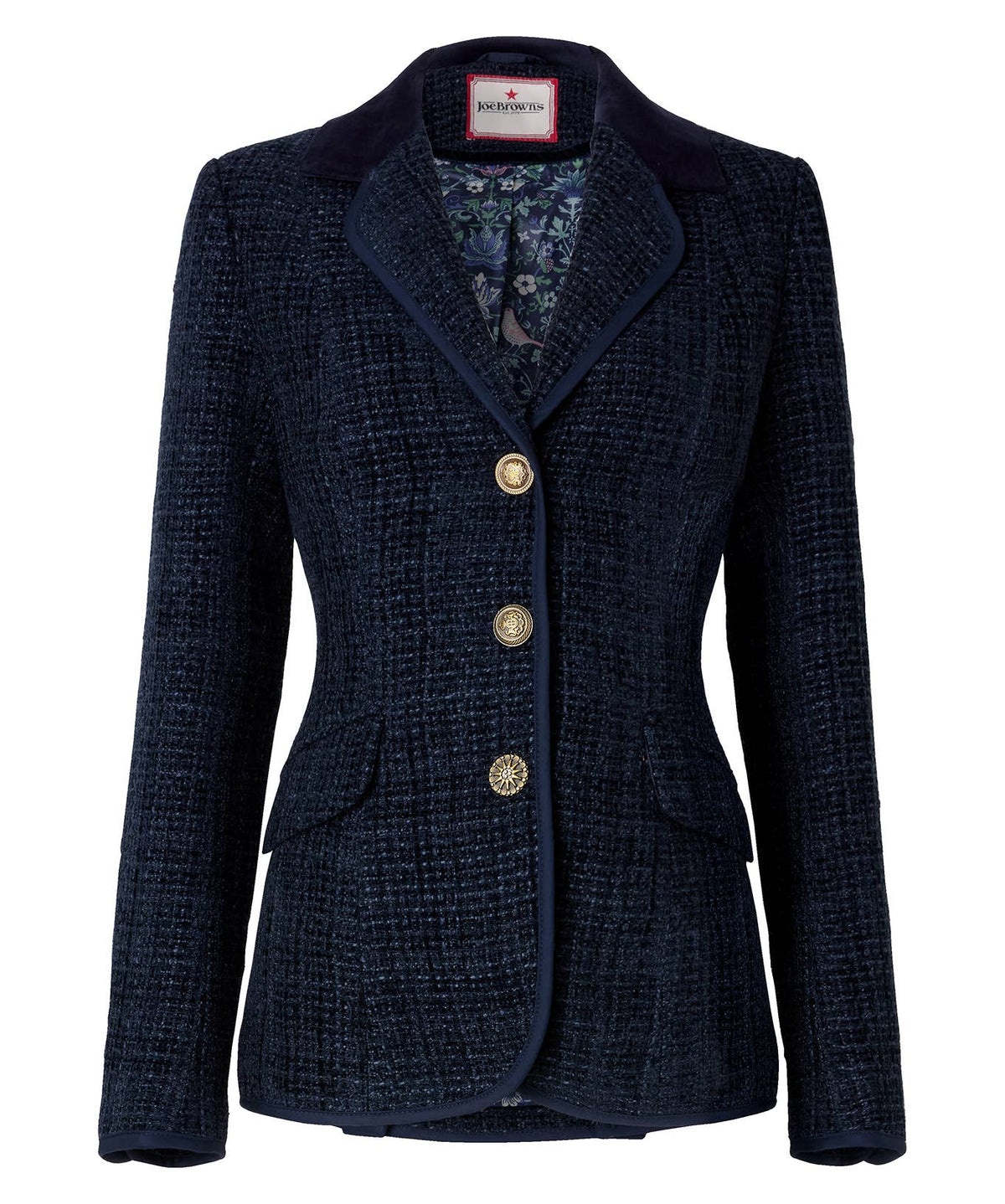 Joe's brown Favourite Forever Jacket: Gold / Shell: 100% Polyester, Trim: 98% Cotton 2% Elastane, Lining: 100% Polyester / 16