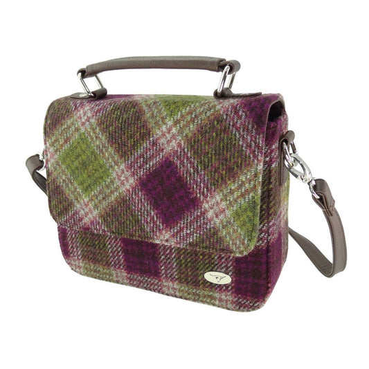 Glen Appin of Scotland Harris tweed Thurso square bag