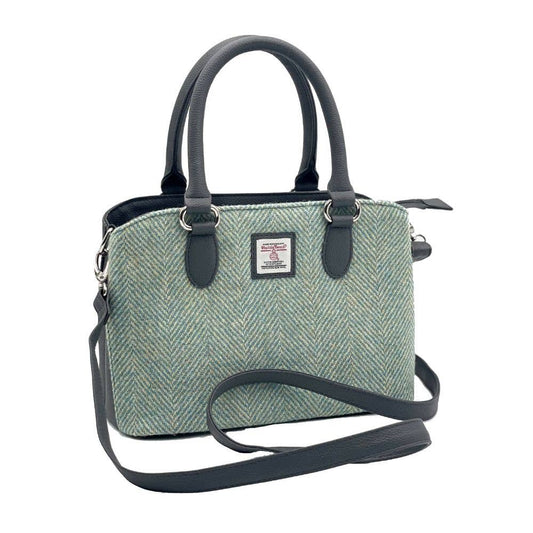 Maccessori Harris Tweed top handle handbag new collection