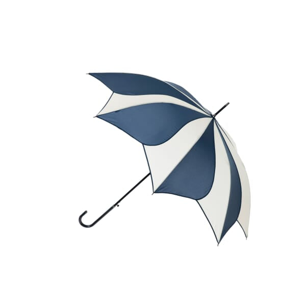 Soake navy and cream walking stick style umbrella parcel express postage included if collecting in store £21.95