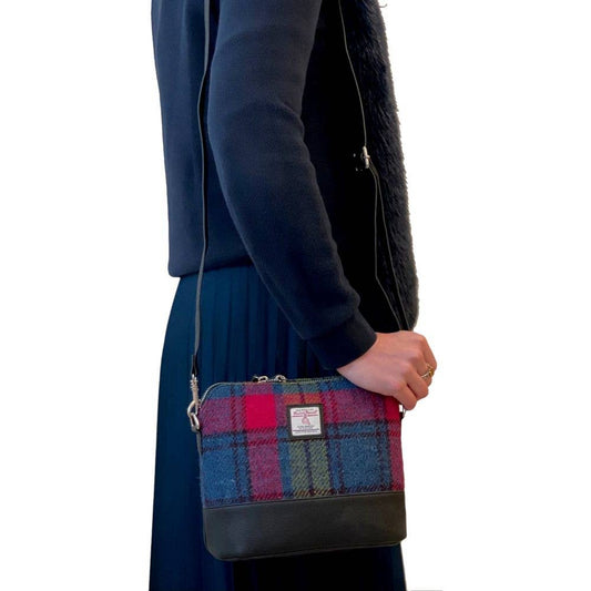 Maccessori square Harris Tweed handbag new collection